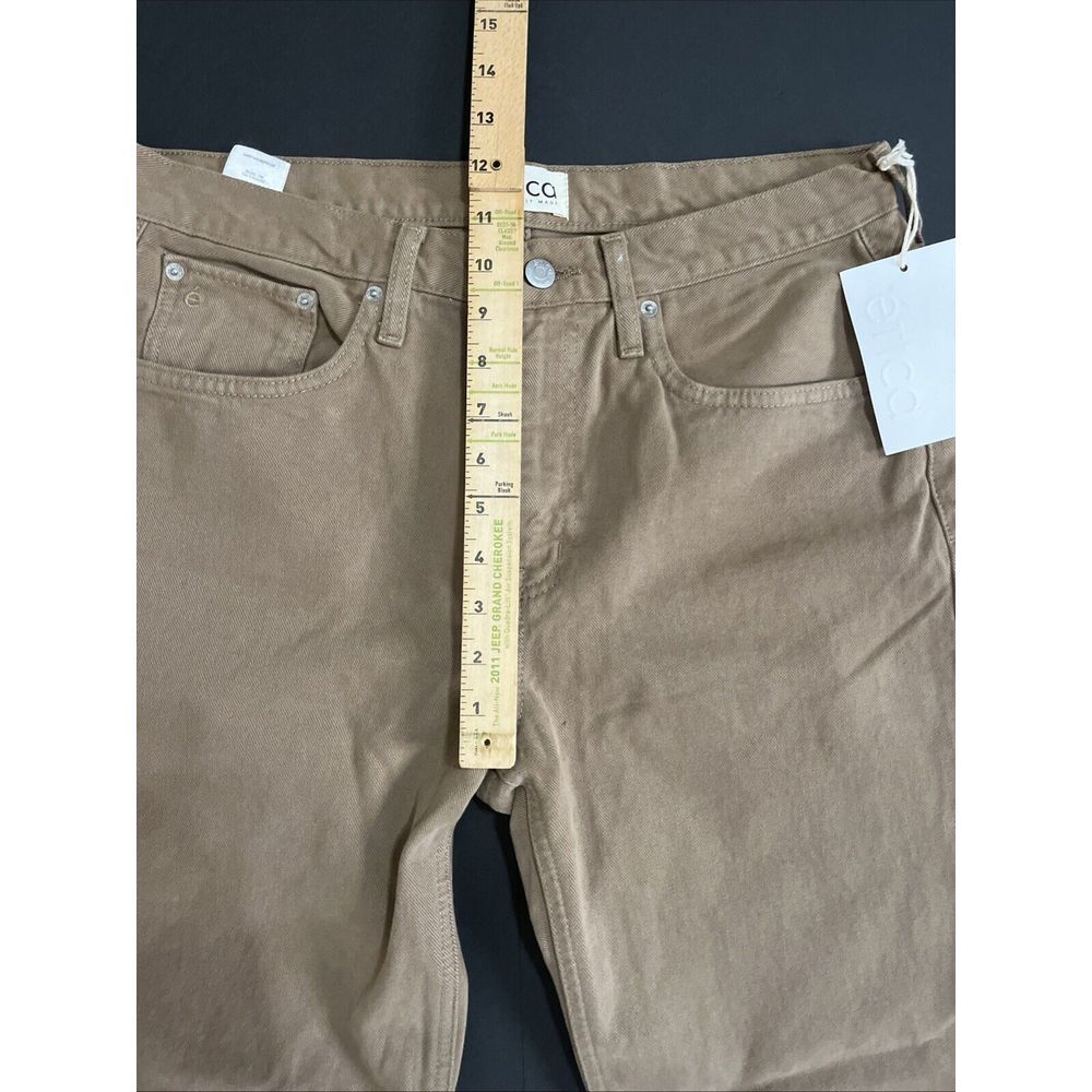 Etica Women's Jeans Sz 29 NWT Marlowe Slim Boyfriend Petrified Oak Cotton Blend - Picture 6 of 10